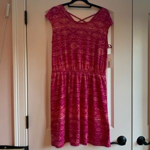 Sonoma dress pink pattern XL